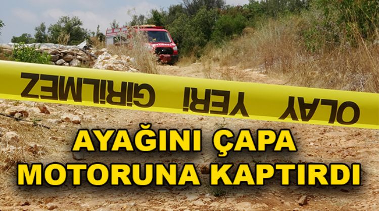ÇİFTÇİ FECİ ŞEKİLDE CAN VERDİ