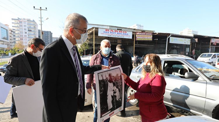 BAŞKAN TARHAN, YENİ YIL ZİYARETİNDE ESNAFIN SORUNLARINI DİNLEDİ