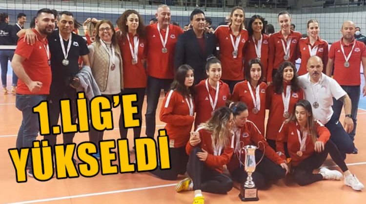 MERSİN BÜYÜKŞEHİR GSK KADIN VOLEYBOL TAKIMI, GALİBİYETLERİYLE 1.LİGE YÜKSELDİ