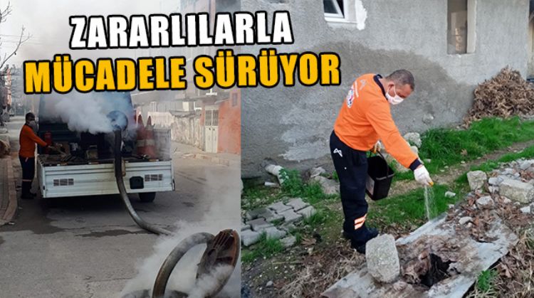 TARSUS’TA İLAÇLAMA ÇALIŞMALARI SÜRÜYOR