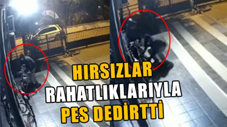 HIRSIZLIK ANLARI SANİYE SANİYE GÖRÜNTÜLENDİ