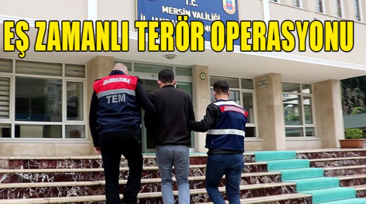 MERSİN MERKEZLİ TERÖR OPERASYONU