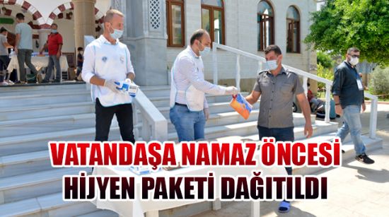 YENİŞEHİR BELEDİYESİNDEN NAMAZ ÖNCESİ SECCADE VE MASKE
