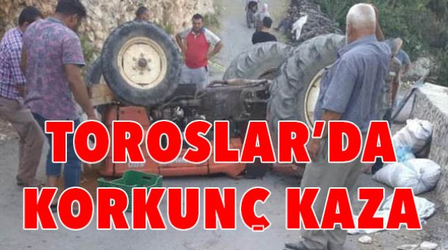 YAŞLI ADAM TRAKTÖRÜN ALTINDA KALDI