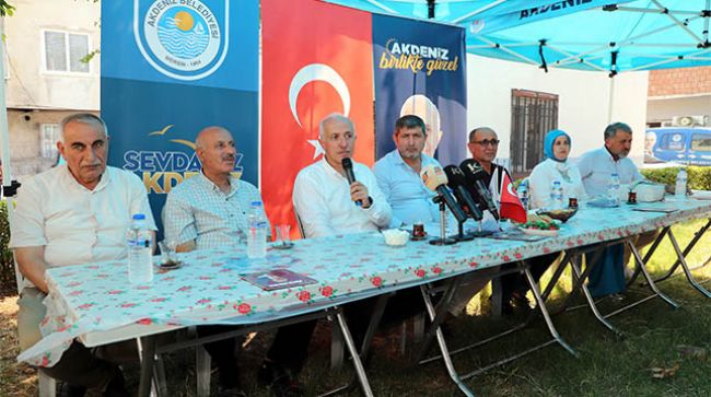 BAŞKAN GÜLTAK, GÜNEŞ MAHALLESİNDE