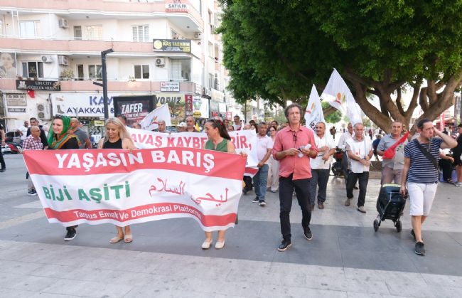 Mersin’den dünyaya ‘Barış’ çağrısı!