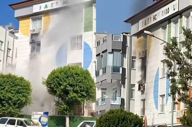 Anamur’da klima kompresörü patladı: can kaybı yok