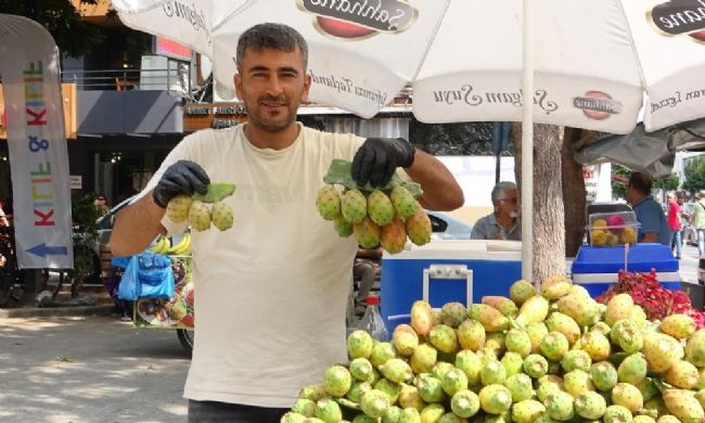 Dikenli incir seyyar tezgahlarda