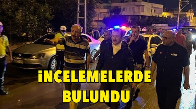 VALİ PEHLİVAN SAHAYA İNDİ