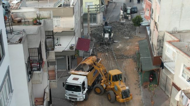 GÜNEŞ MAHALLESİNDEKİ YOL ÇİLESİ BİTİYOR