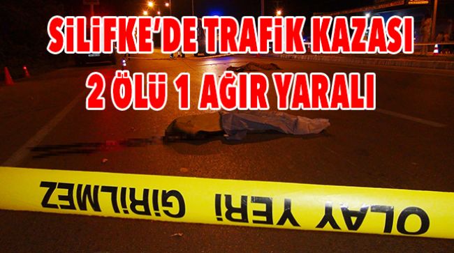 MOTOSİKLET KAMYONUN ALTIINA GİRDİ
