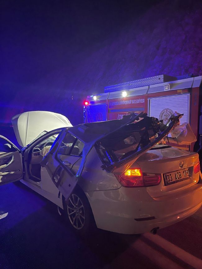 Çamlıyayla’da Kaza: 1 Ölü, 1 Yaralı