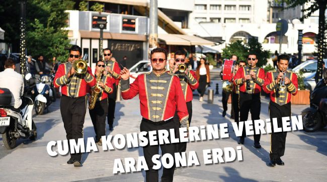 MERSİN BANDOSU CUMA KONSERLERİNE YENİDEN BAŞLADI