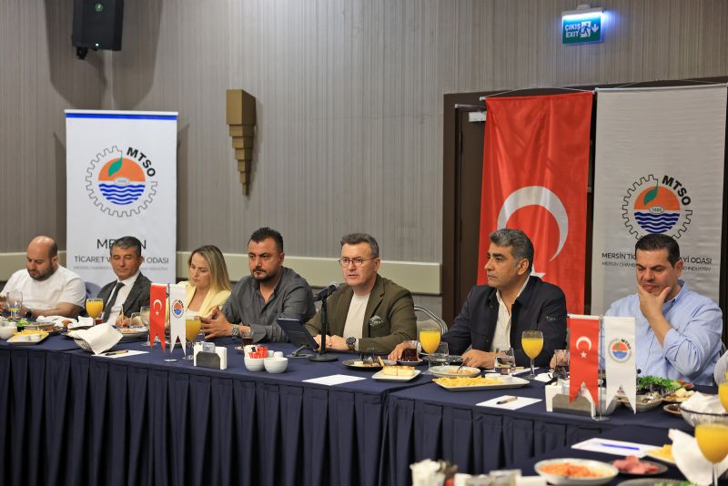 MERSİN İŞ DÜNYASI ORTAK AKILDA BULUŞTU: ÜRETİM, İHRACAT VE LOJİSTİK MASAYA YATIRILDI MTSO BAŞKANI ÇAKIR: 