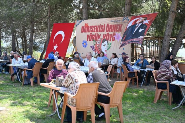 Mersin’de gaziler doğayla iç içe vakit geçirdi
