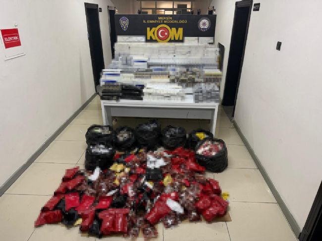 Mersin'de sigara kaçakçılarına operasyon: 4 tutuklama