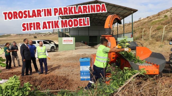 ATIKLAR, FİDAN DİKİM ÇALIŞMASINDA KULLANILIYOR