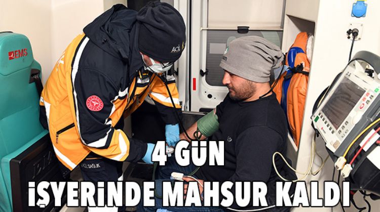 MAHSUR KALAN MADENCİYE BÜYÜKŞEHİR ULAŞTI