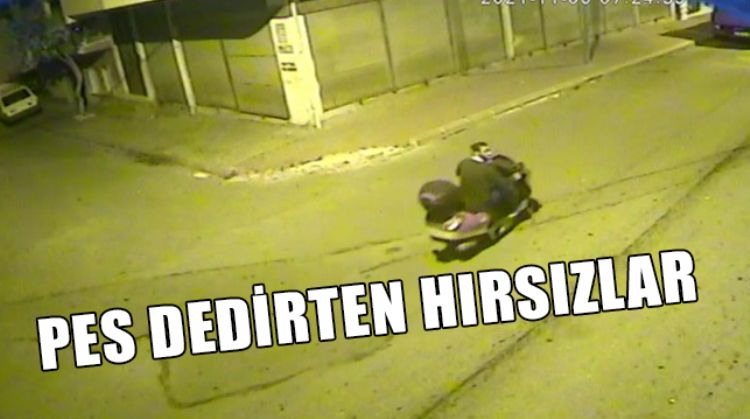 AKÜ HIRSIZI YAKAYI ELE VERDİ