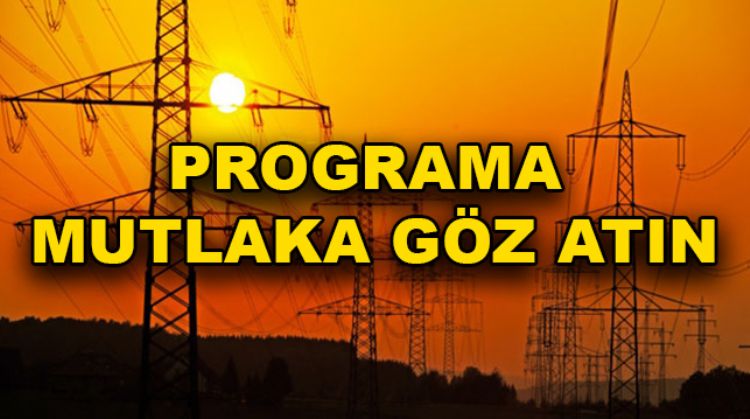 EDAŞ’IN ELEKTRİK KESİNTİSİ PROGRAMI