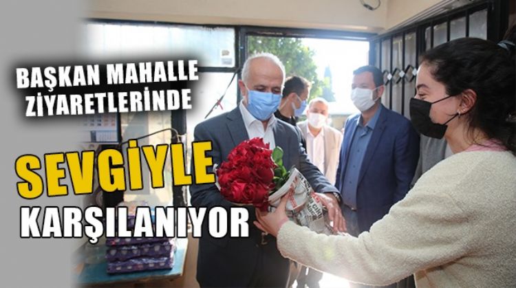 BAŞKAN GÜLTAK, MAHALLE SAKİNLERİNİ YALNIZ BIRAKMIYOR