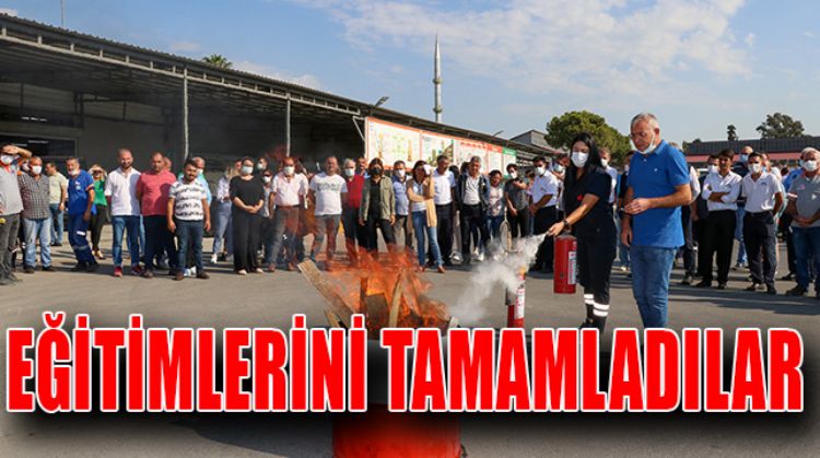BÜYÜKŞEHİR PERSONELLERİ 14 GÜN SÜREN İŞ SAĞLIĞI VE GÜVENLİĞİ EĞİTİMLERİNİ TAMAMLADILAR