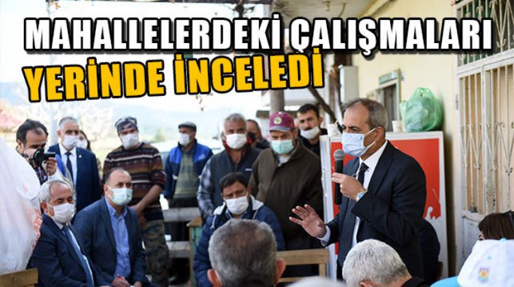 TARSUS BELEDİYE BAŞKANI BOZDOĞAN, BİR GÜNDE 13 MAHALLE GEZEREK VATANDAŞIN TALEPLERİNİ DİNLEDİ