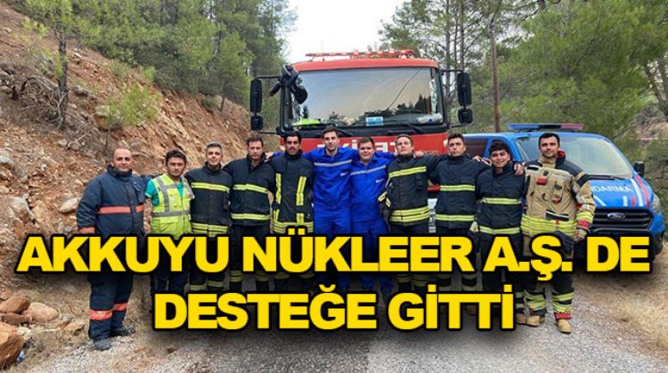 AYDINCIK’TA Kİ YANGINI SÖNDÜRME ÇALIŞMALARINA KATILDILAR