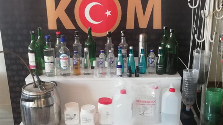 SİLİFKE’DE SAHTE İÇKİ OPERASYONU DÜZENLENDİ