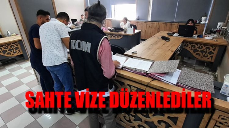 BABA VE KIZ SAHTE VİZE DÜZENLEMEKTEN GÖZALTINA ALINDI