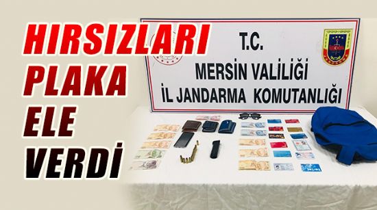 HIRSIZLARI PLAKA ELE VERDİ