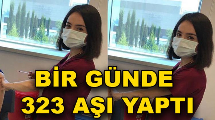 EN ÇOK AŞI YAPAN HEMŞİRE MERSİN’DEN