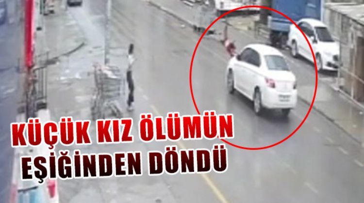 TARSUS’TA KARŞIYA GEÇMEYE ÇALIŞAN KIZA OTOMOBİL ÇARPTI