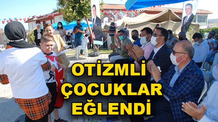 OTİZMLİ ÇOCUKLAR İÇİN YAZ ŞENLİĞİ DÜZENLENDİ