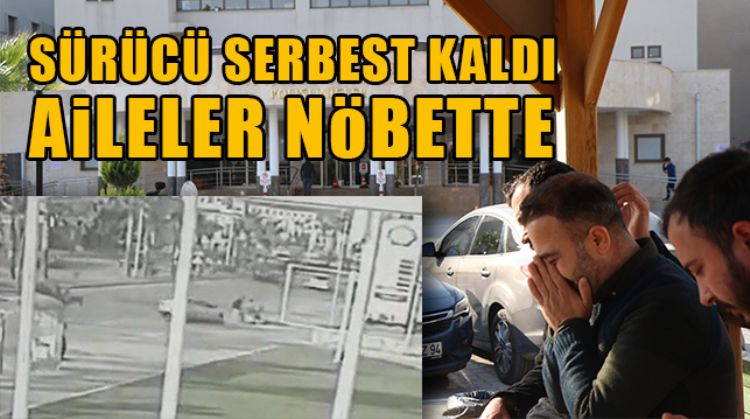 MERSİN’DE KALDIRIMDAKİ 2 ÇOCUĞA ÇARPAN SÜRÜCÜ ‘ŞEKERİM VAR’ DİYEREK SERBEST KALDI
