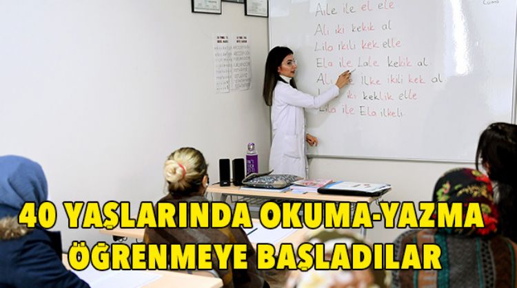 OKUMA-YAZMA ÖĞRENİYORLAR