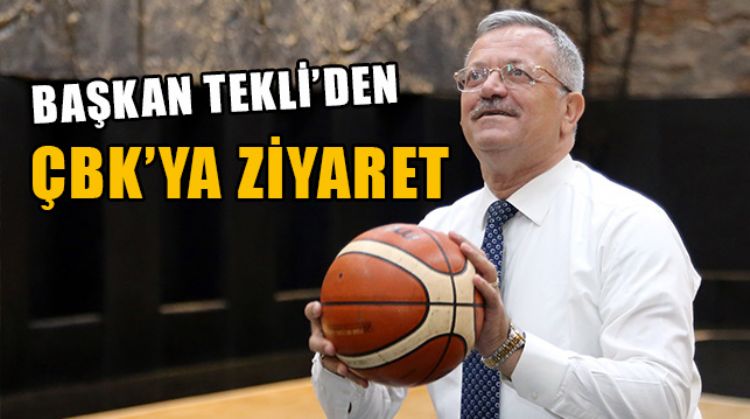 MTOSB BAŞKANI TEKLİ, ÇUKUROVA BASKETBOL AİLESİNİ ZİYARET ETTİ