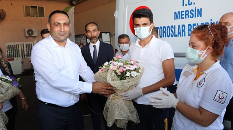 BAŞKAN YILMAZ, 112 EKİPLERİNE SÜRPRİZ YAPTI