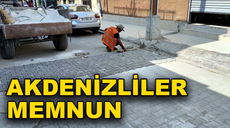 AKDENİZ’DE YOL ÇALIŞMALARI KESİNTİSİZ SÜRÜYOR