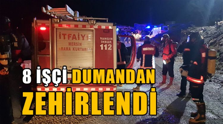 GÜLNAR’DA YAPIMI DEVAM EDEN TÜNELDE YANGIN ÇIKTI