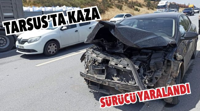  OTOMOBİL REFÜJE ÇARPTI