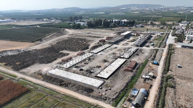 MERSİN'DE LOJİSTİK MERKEZİNİN YAPIMI DEVAM EDİYOr