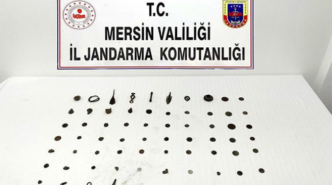 TARİHİ ESER SATMAYA ÇALIŞIRKEN YAKALANDILAR