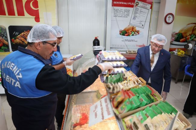 Mersin'de yemek imalatı yapan işletmeler denetlendi