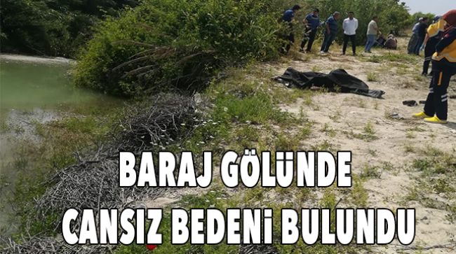 BARAJ GÖLÜNDE BALIK AĞINA TAKILDI