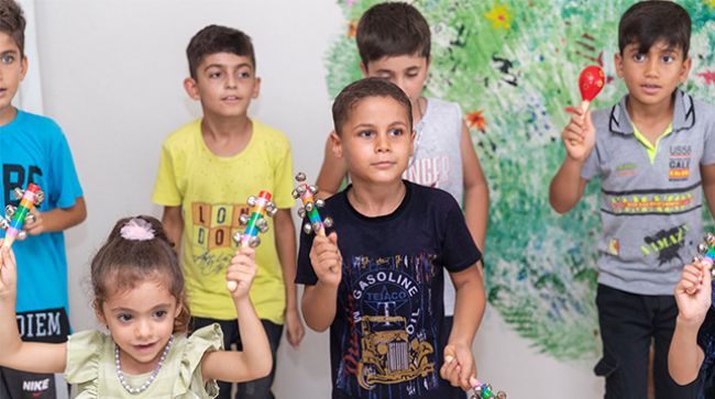 ATGİRMEZ KADIN VE ÇOCUK ATÖLYESİNDE SOSYALLEŞİYORLAR
