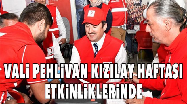VALİ PEHLİVAN KIZILAY HAFTASI ETKİNLİKLERİ İÇİN ALİYE POZCU İLKOKULUNU ZİYARET ETTİ