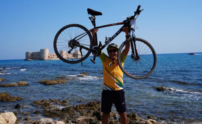 Tarih ve doğanın içinde pedal çevirdiler