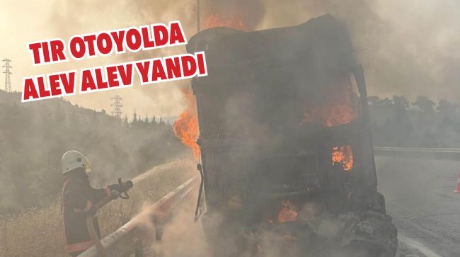 OTOYOLDA TIR YANGINI