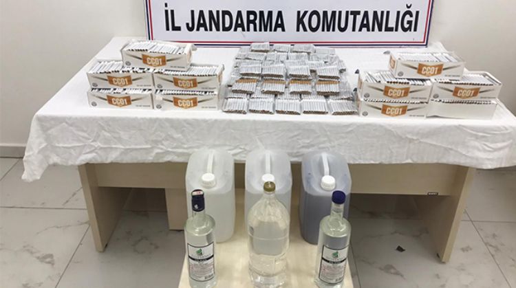 SAHTE İÇKİ VE GÜMRÜK KAÇAĞI MAKARON ELE GEÇİRİLDİ